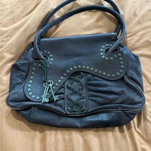 BE & D Bag - Leather Western Bag with key accessory